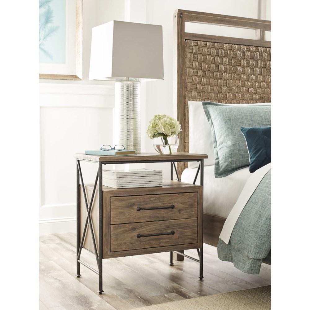 Kincaid Furniture Modern Forge Crockett 2 Drawer Solid Wood